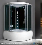 Фан Облик Акрилне туш кабине са 2 стаклена врата